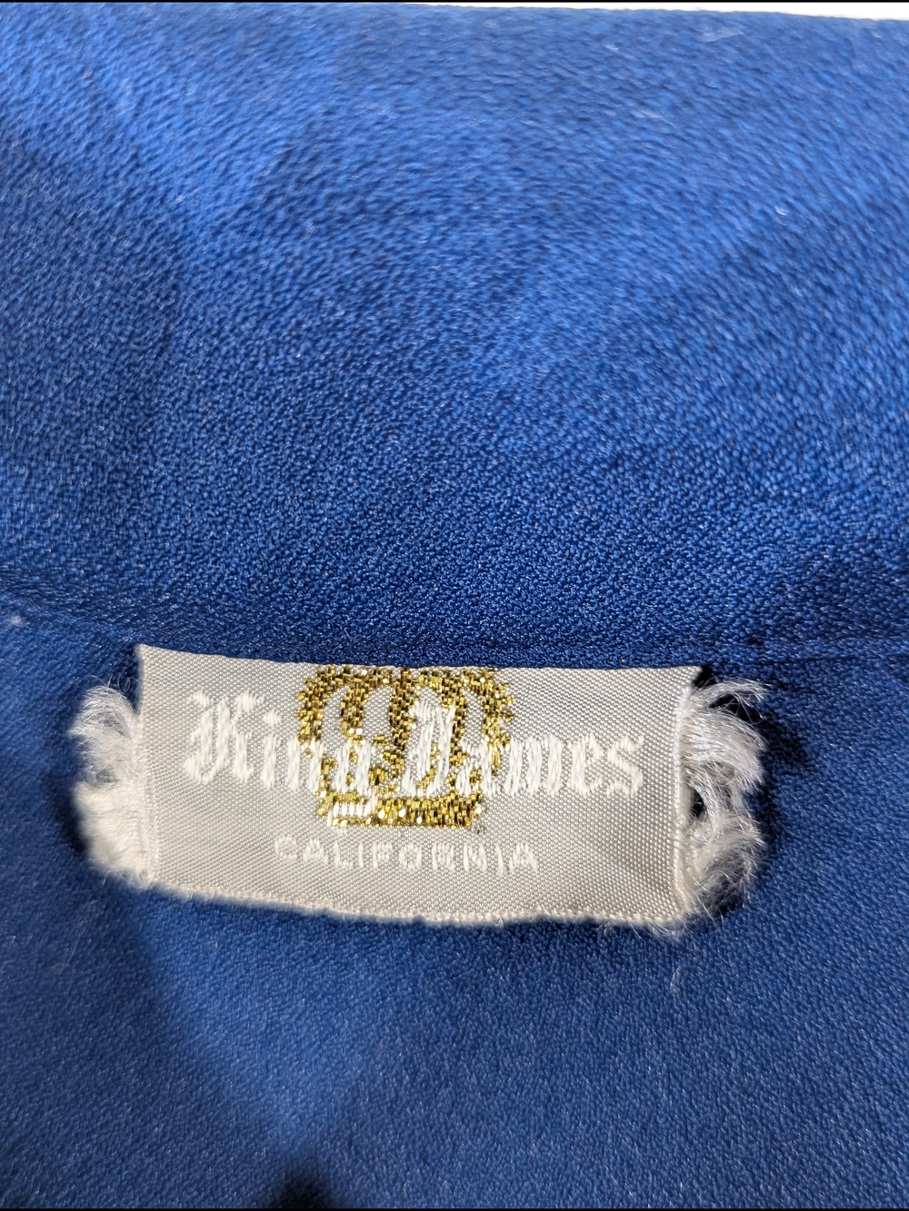 Vintage King James Utility Pocket Shirt Button Up Blue with Contrast Zip Accents - Picture 2 of 14